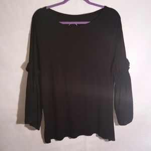 Inc International Concept black  shirt